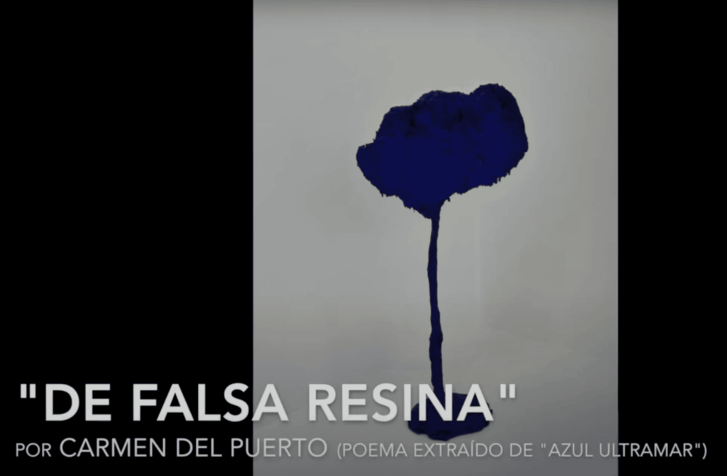 Carmen del Puerto seduce al Arte en su poemario "Azul Ultramar"