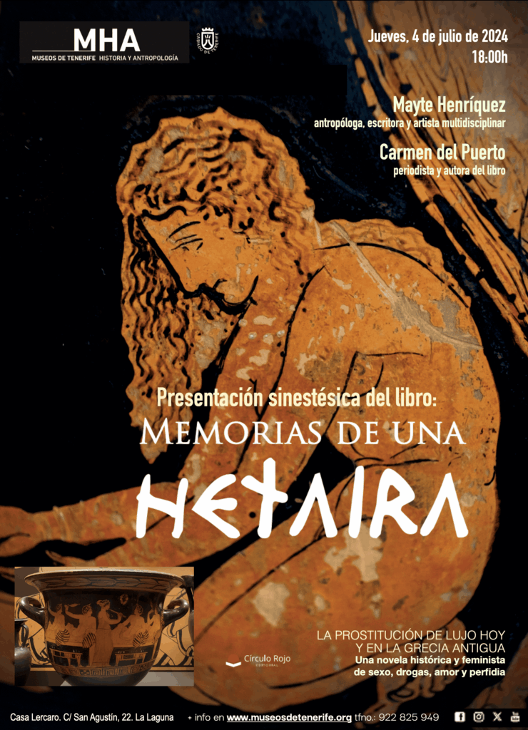 Presentación de "Memorias de una hetaira" en el Museo de Historia y Antropología, de Museos de Tenerife