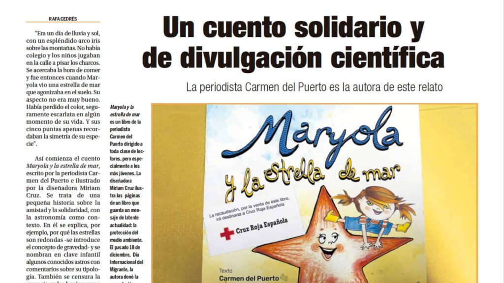 Un cuento solidario y de divulgación científica