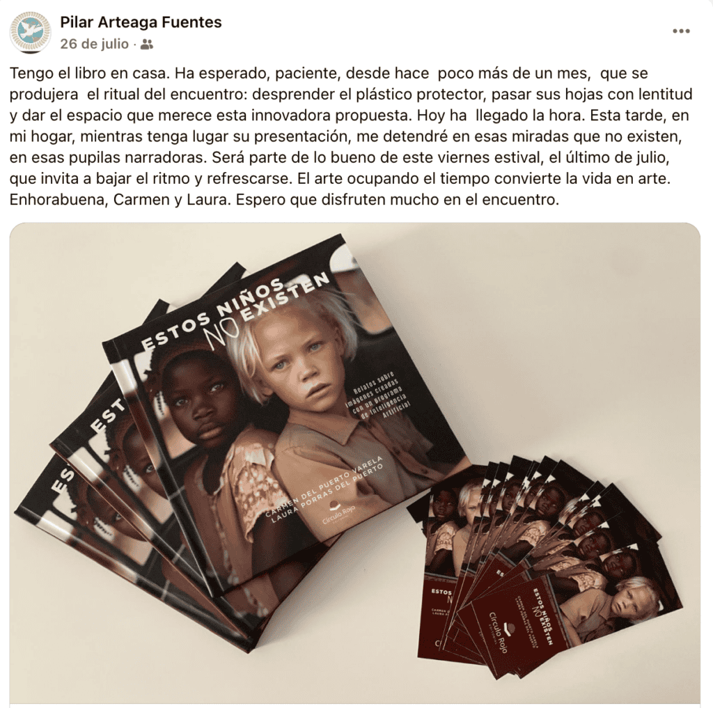 Comentario sobre "Estos niños NO existen" por Pilar Arteaga Fuentes