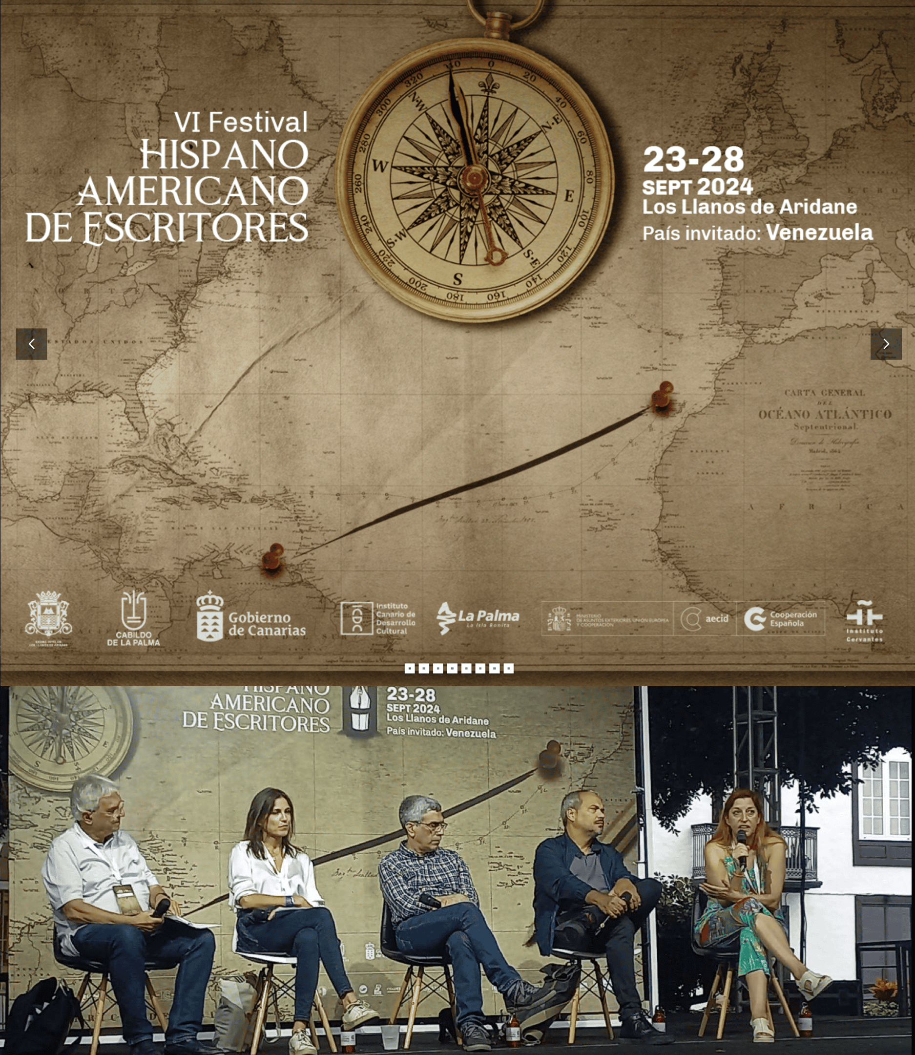"Entre la tierra y el cielo: visita al Observatorio astrofísico del Roque de los Muchachos", debate en el VI Festival Hispanoamericano de Escritores