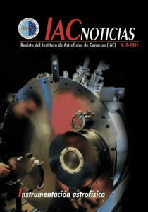 Instrumentación astronómica en un laboratorio de investigación.